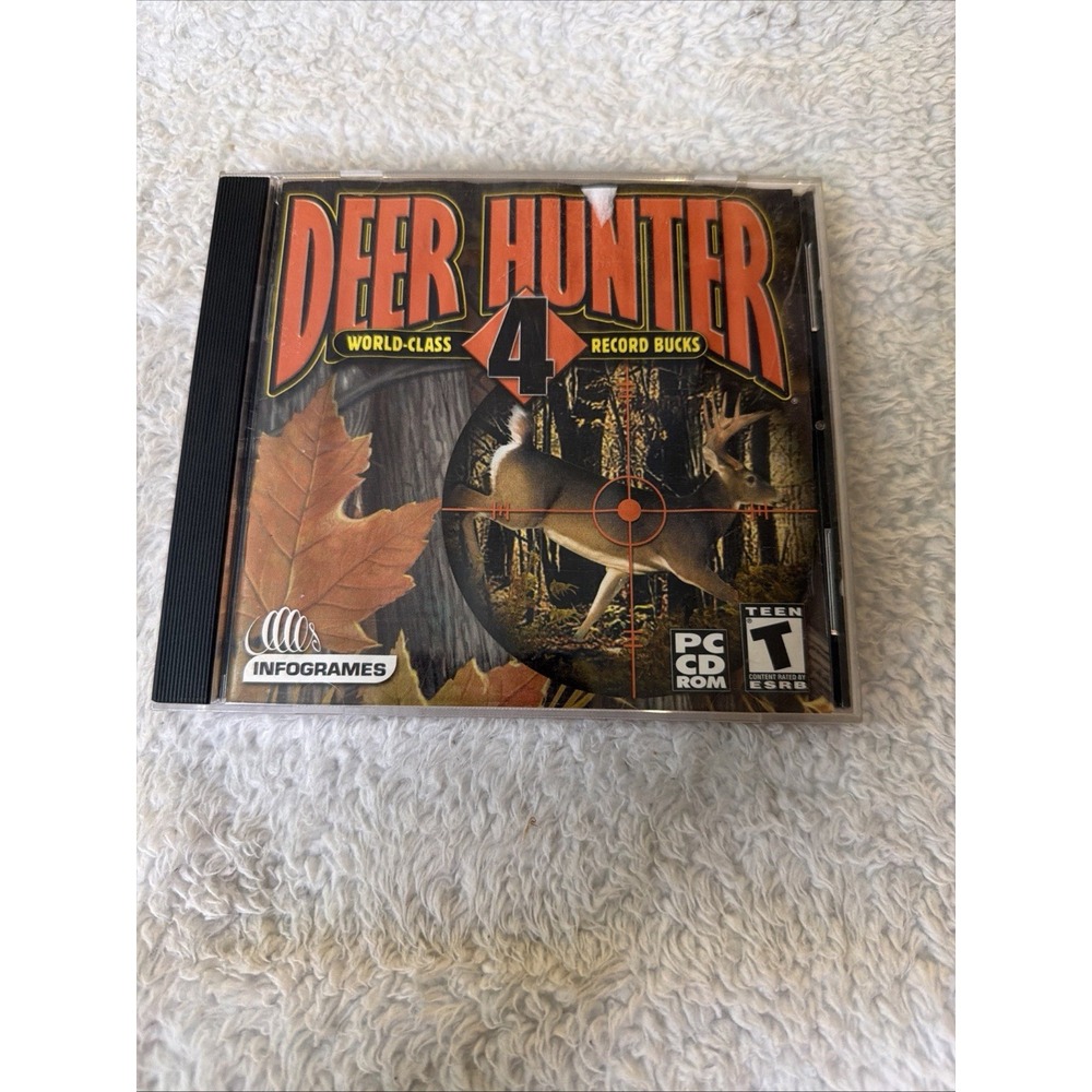 Deer Hunter 4 World Class Record Bucks Jewel Case PC CD ROM 2000 Teen